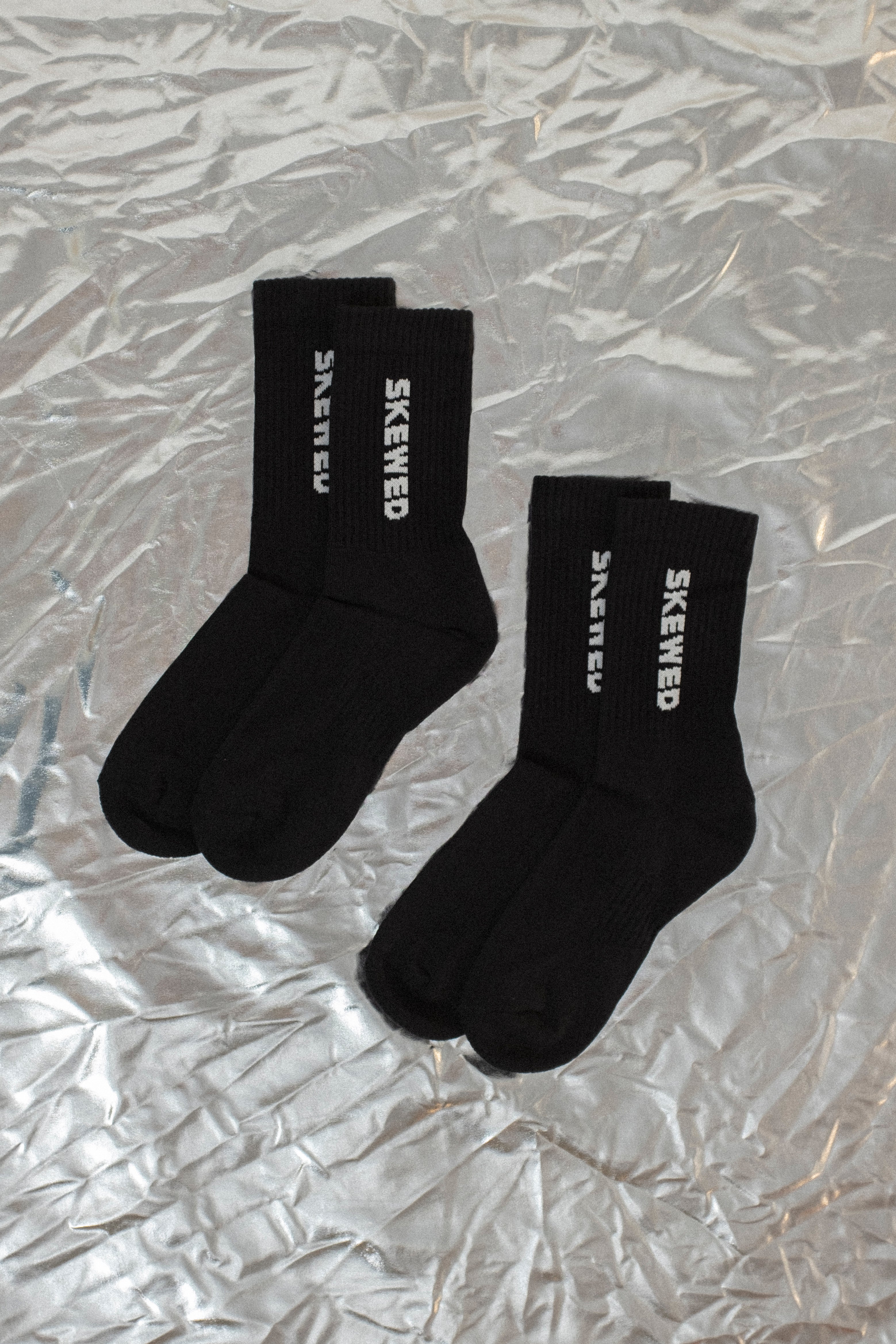 SKEWED Socks (2 pack) - Black