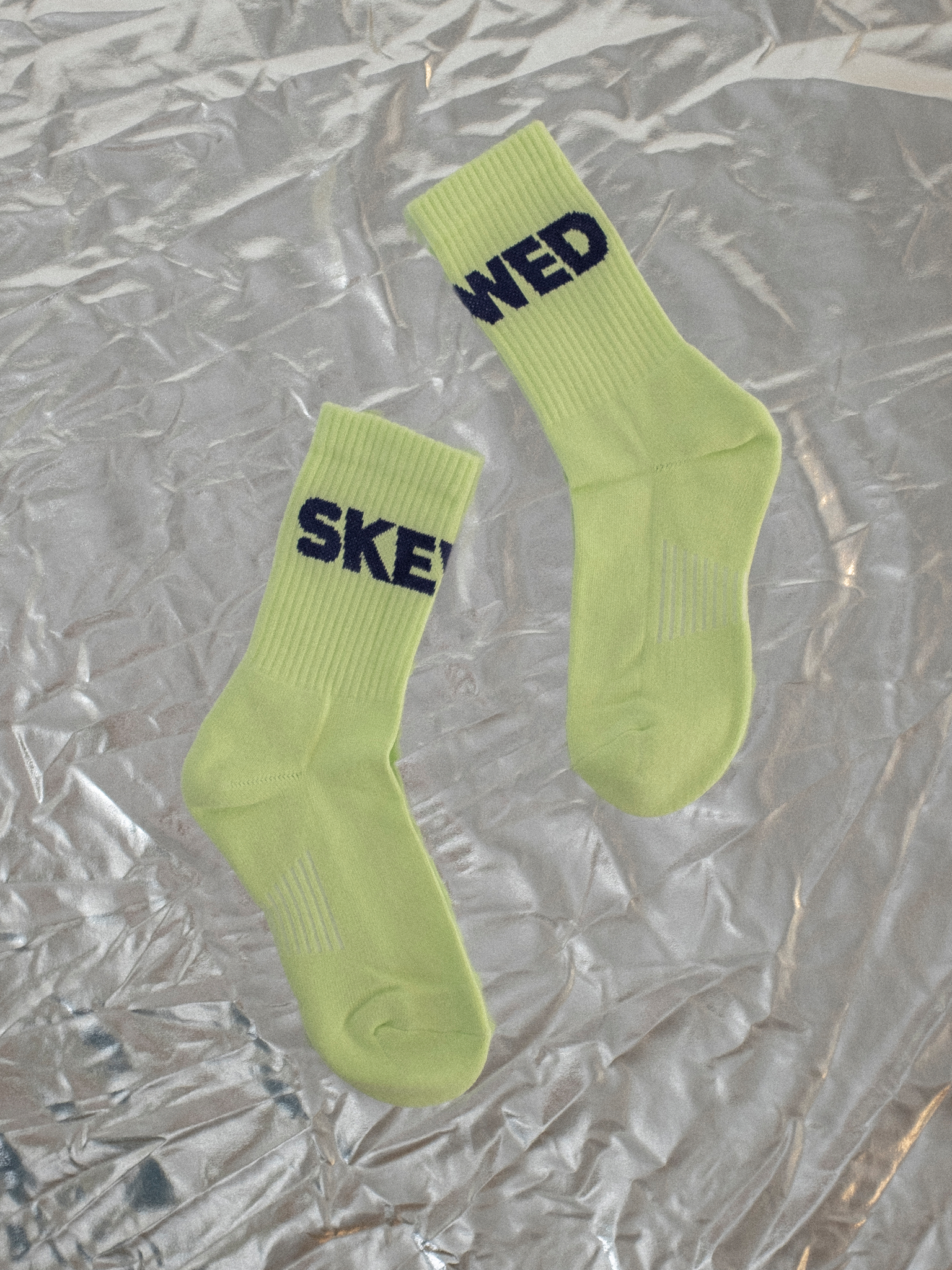 SKEWED Socks - Neon Green