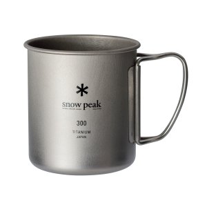 Snowpeak foldable handle cup mug 300 titanium