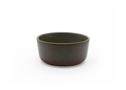 Green ceramic bowl