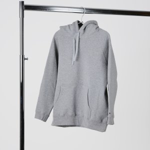 Snowpeak hoodie grey on hanger